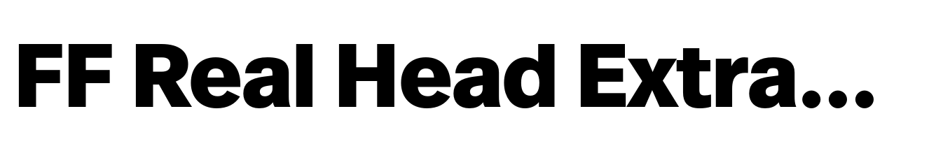 FF Real Head Extrabold